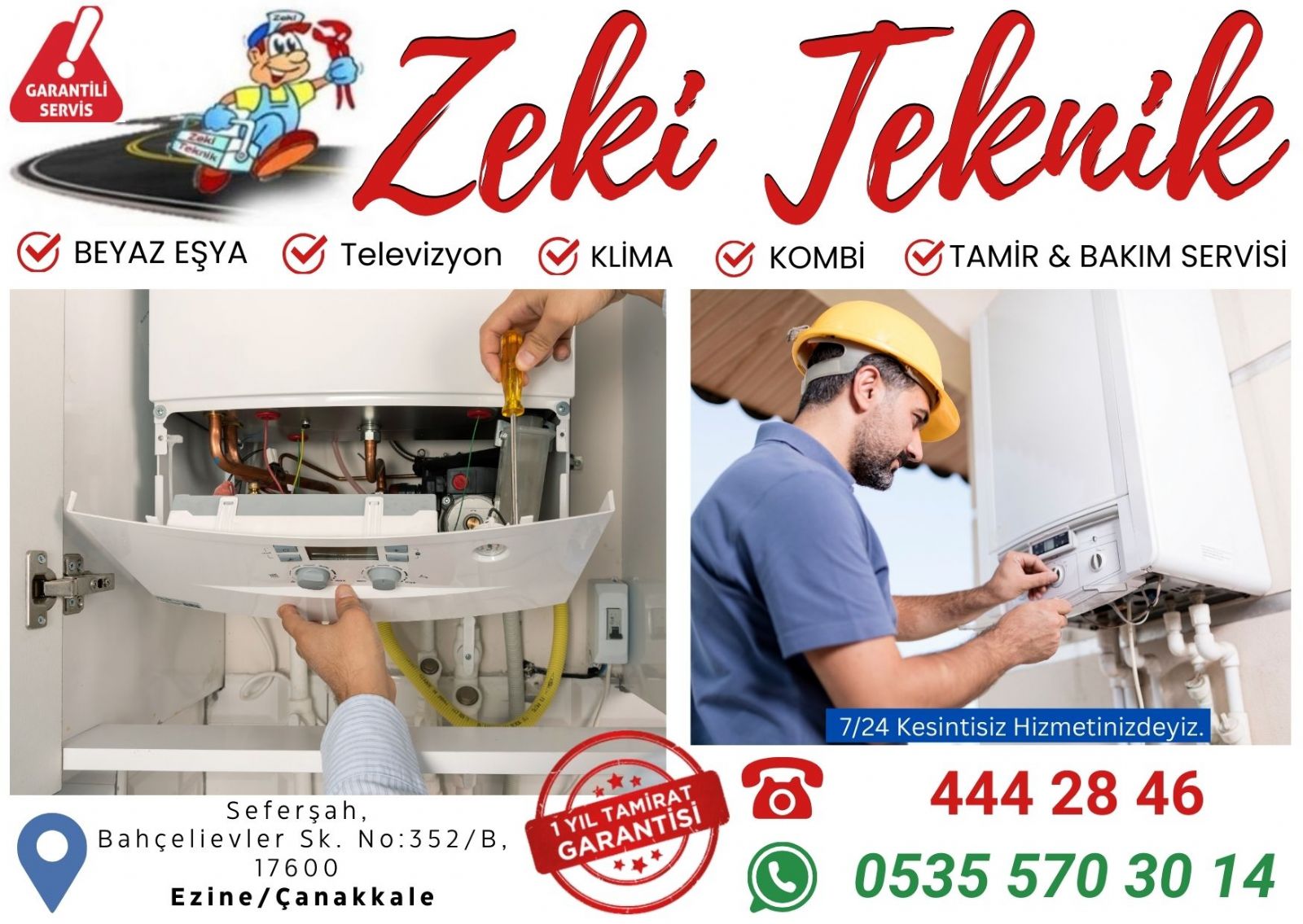 Ezine Demirdöküm Servisi