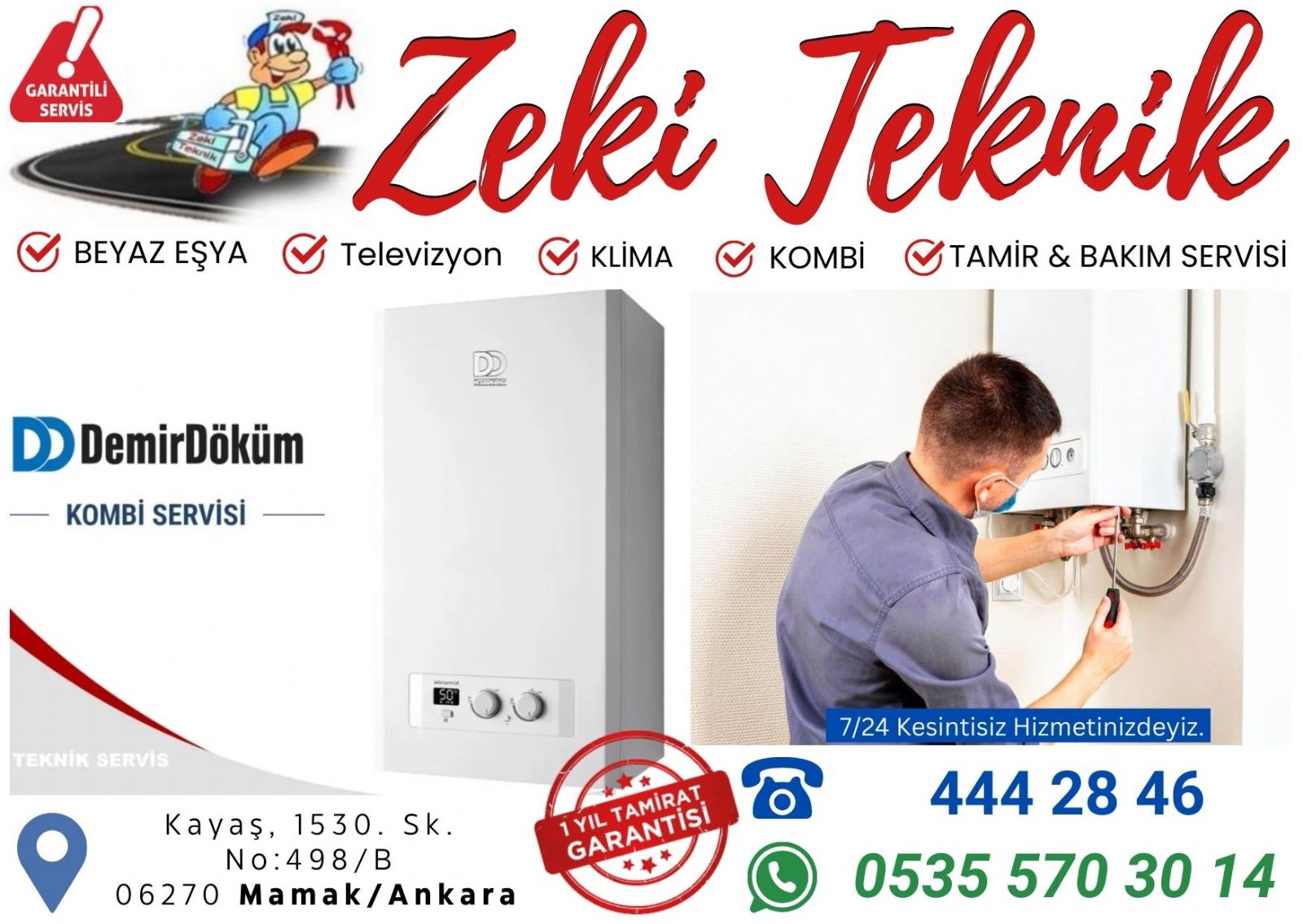 Kayaş Demirdöküm Servisi